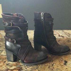 Freebird “Baker” wine colored boots